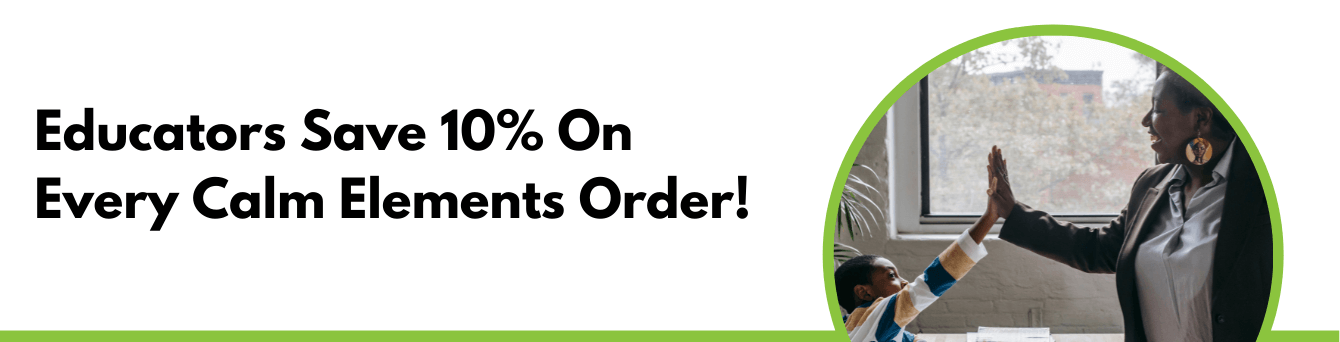 Join our Educators Discount Program. All Educators save 10% on every Calm Elements Skincare order. Sign up for our Educators Discount today to claim your discount on our natural skincare. 