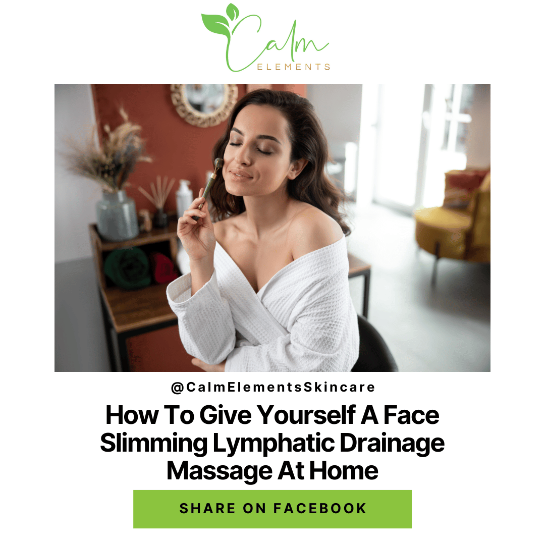 Share this blog about how to give yourself a face slimming lymphatic drainage massage at home. Click to share this blog with your friends on Facebook.