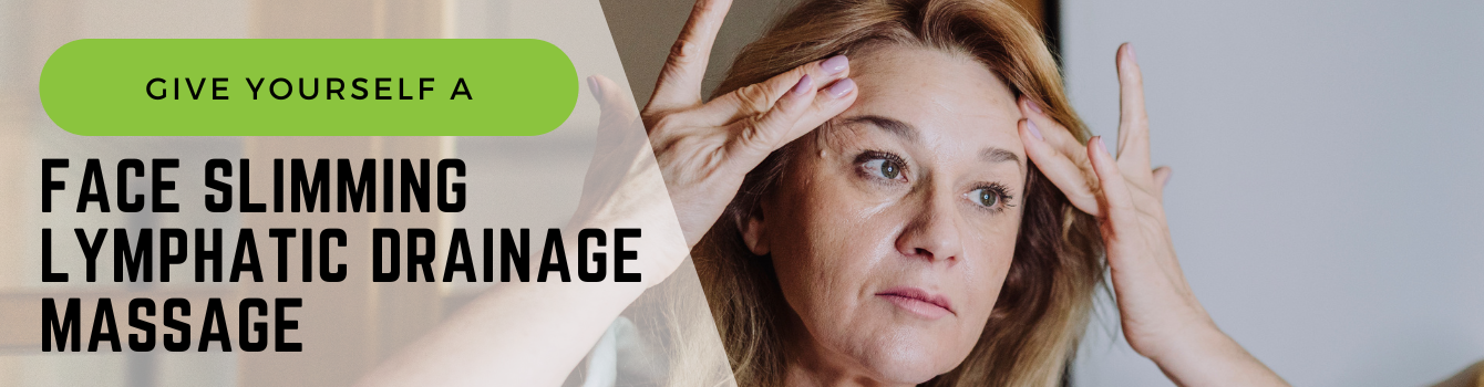 Learn about how you can give yourself a face slimming lymphatic drainage massage at home. We explain what a lymphatic drainage massage is, its benefits, and how you can give one to yourself at home. Click to learn more about lymphatic drainage massages.